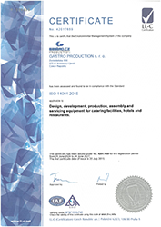 Certifikat ISO 14001:2015